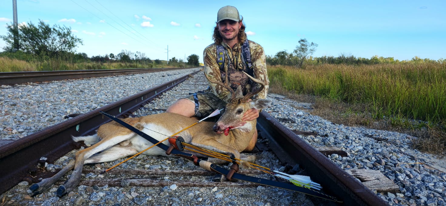 Greg Price with their Florida Whitetail Deer from 2024