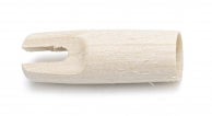 Slim Wooden Hornbeam Glue-On Nocks, 12-pack