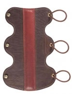 Vintage Leather Stiff Back Armguard