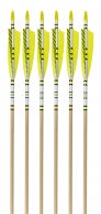 3Rivers Archery® Firefly Wood Arrows, 6-pack