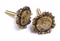 Antiqued Antler Limb Bolts, pair