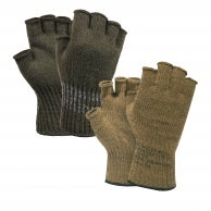 Fingerless Wool Gloves, Pair